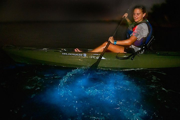 bioluminescent kayak tour titusville fl