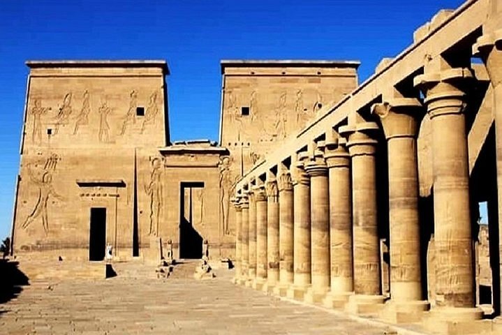 The Temple of Isis, Philae, Agilkia Island, Laker Nasser, …