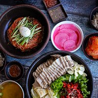 Bibimguksu and Bossam