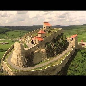 Picture of Cetatea Brasov Romanian Pronunciation: [braËˆÊƒov