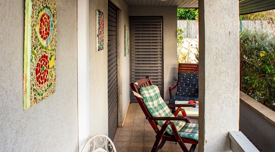 View of Porch at the room entrance.
