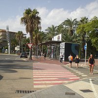 On The Roundabout, at Placa d'Europa.