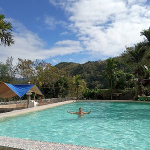 enjoy a sunny day at the pool