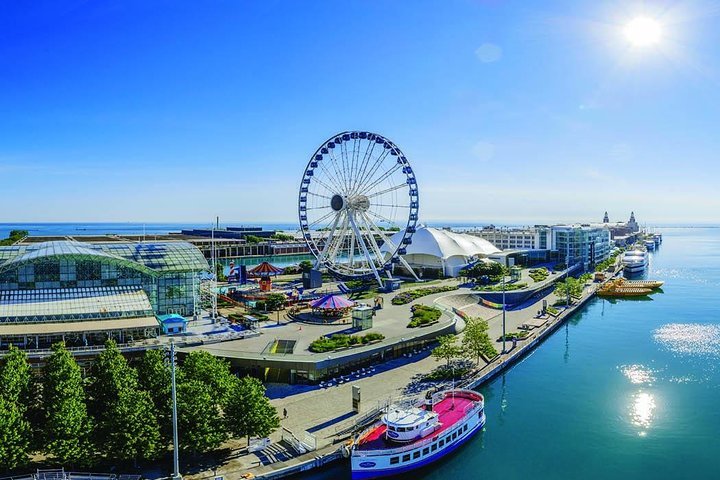 2024 Chicago S Navy Pier Centennial Wheel Ticket   Caption 