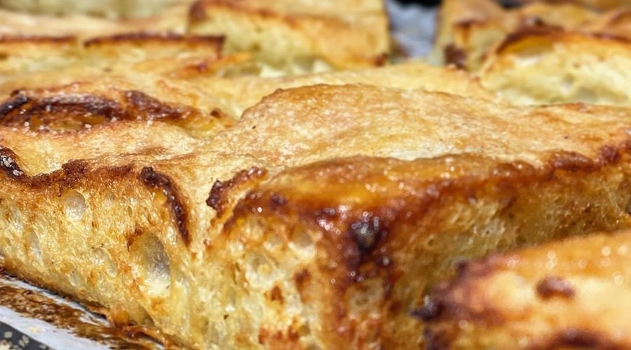 Alerte brunch ! Focaccia perdue caramel beurre salé <3