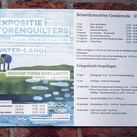Last year brochure still on the wall