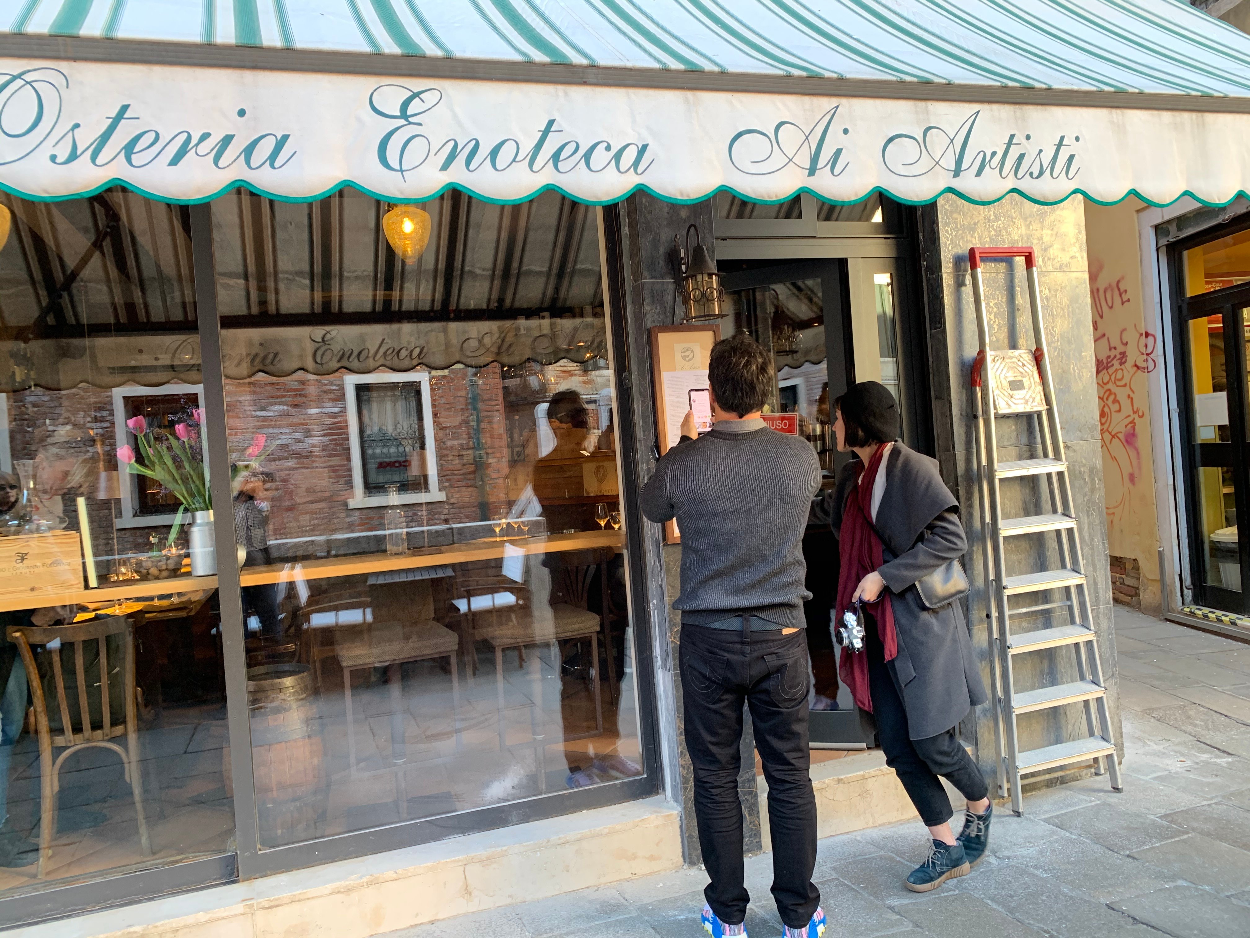 OSTERIA ENOTECA AI ARTISTI Venice Dorsoduro Accademia Restaurant Reviews Photos Phone Number Tripadvisor