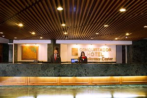 Conquistador Hotel & Conference Center in Guatemala City, image may contain: Reception, Table, Furniture, Lighting