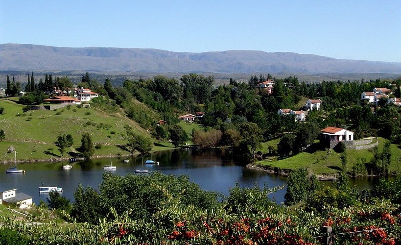 Vista de la Villa Vacacional y la bahía
