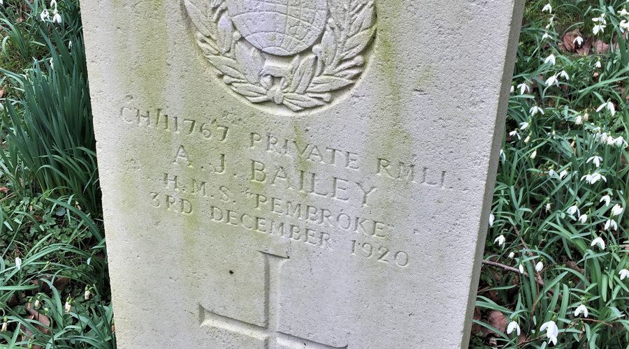 23.  The Church of St Mary the Virgin, Lamberhurst, Kent;  the Commonwealth War Grave of William Cook