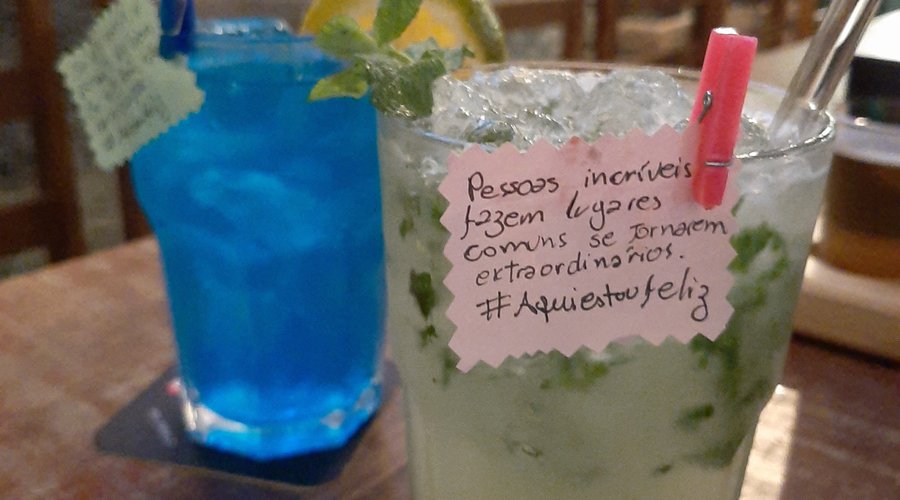Drinks: Lagoa azul e Mojito