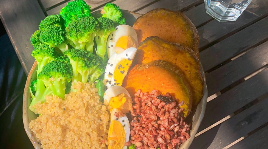 Roasted pumpkin HEALTHY Bowl