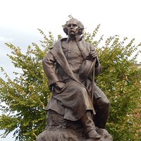 Nathaniel Hawthorne Stature in Salem.