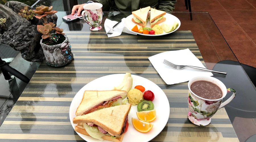 美味しいサンドウィッチ。