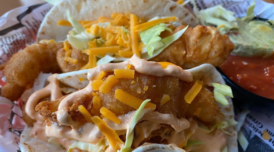 Delicious fish tacos