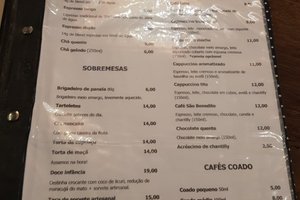 Cardápio