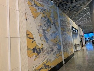 大きな絵でした。