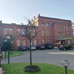 Hotel Rycerski in Szczecin, image may contain: City, Neighborhood, Urban, Street