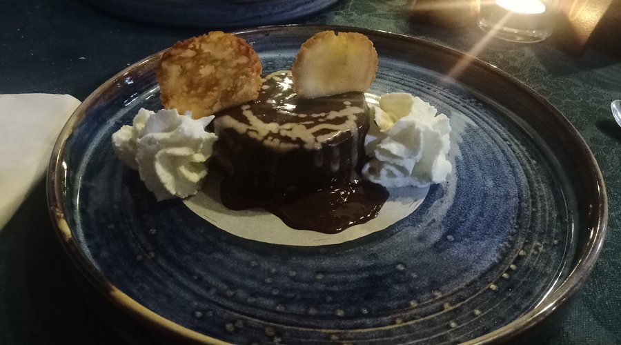 Una bavarese ai tre cioccolati