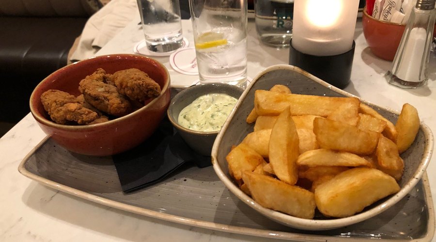 Southern-spiced chicken and chunky twice-cooked chips