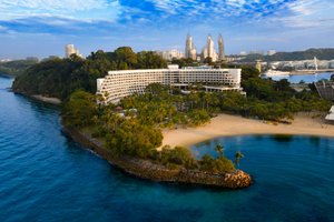 Shangri-La Rasa Sentosa, Singapore in Sentosa Island, image may contain: Sea, Nature, Outdoors, Land