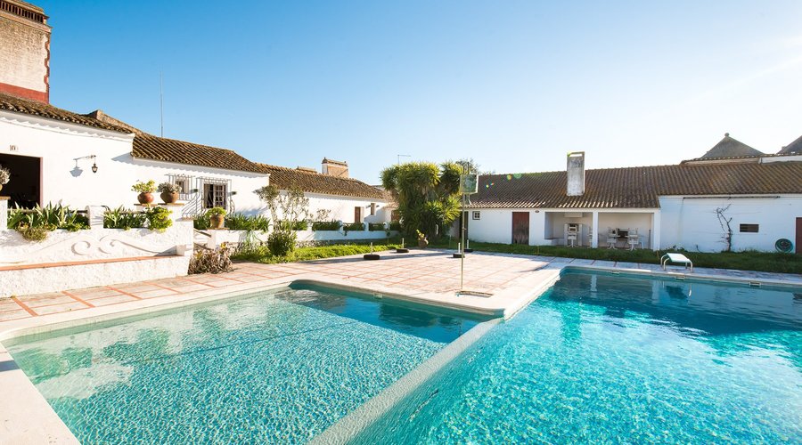 The pool...