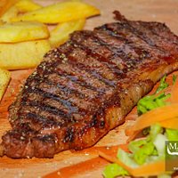 Sirloin Steak & Chips 9-95
