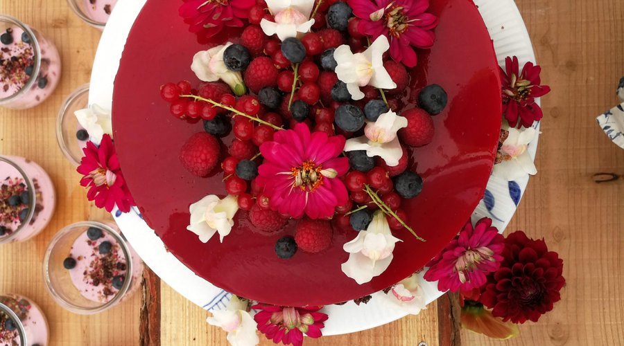 Bryllupslagkage/cheesecake