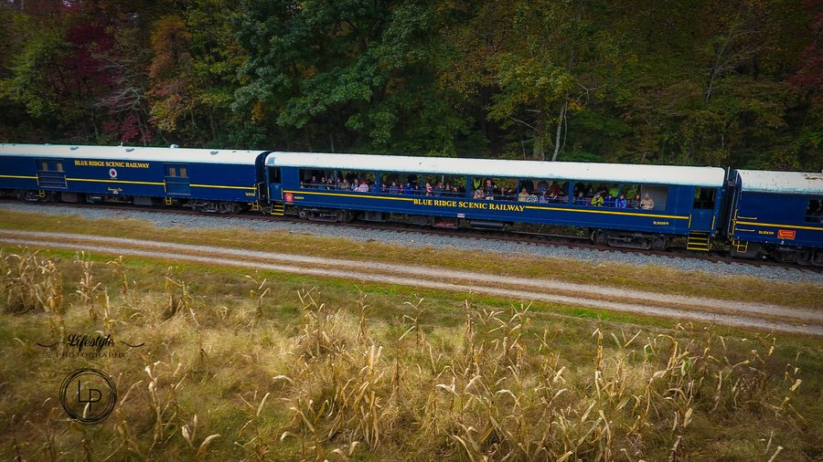 It's always a great day for a train ride here at the Blue Ridge Scenic Railway