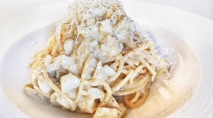 Tagliolino baccalà cacio&pepe