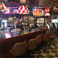 Back side of bar