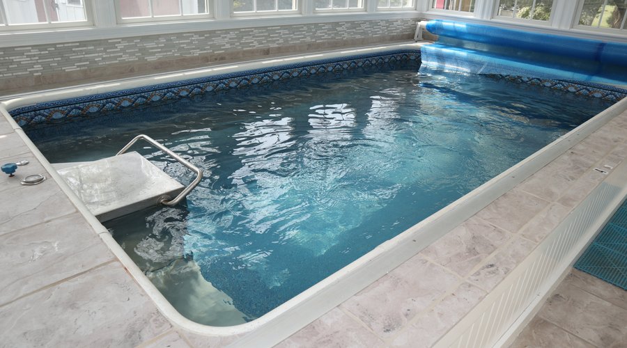 Lap pool, open all season. 