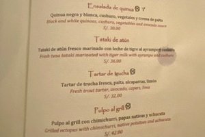Menú