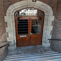 Fellowship Hall Entrance at side of Seattle’s first Baptist Church.