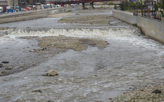 the river