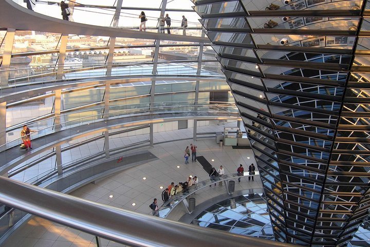 2024 Berlin Reichstag cupola with coffee break at the rooftop restaurant