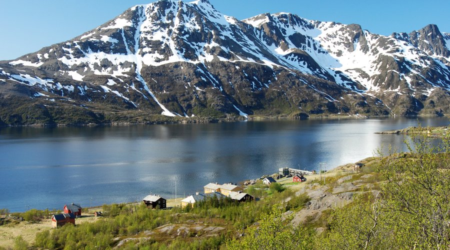 Beautiful Seiland view in the summer