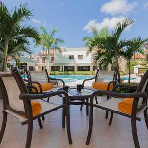 One-bedroom pool level with a private terrace 