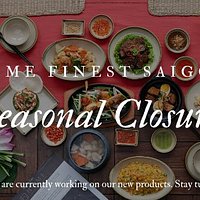 Home Finest Saigon will be closed temporarily. We will open our doors again in June 2020. See you soon!