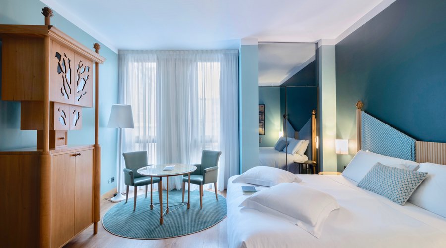 Custom designed furniture by Ugo la Pietra our superior room 