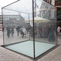 Glaskubus in Mannheim