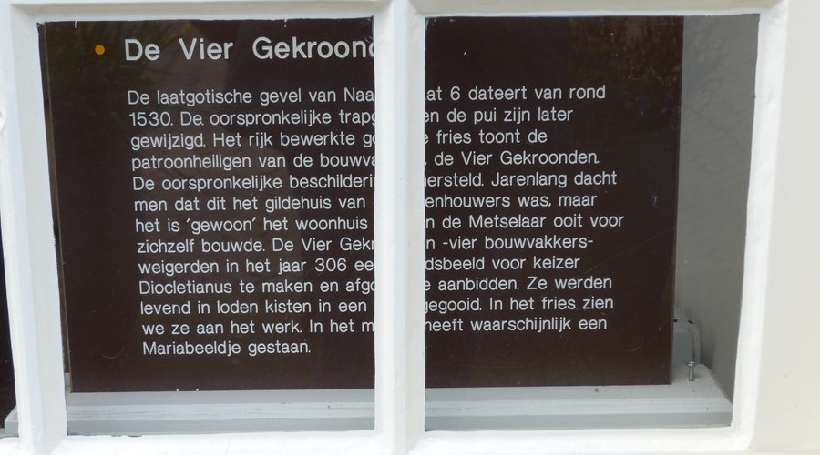 Gouda, De vier gekroonden - explanation in Dutch 