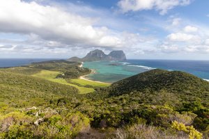 Blue Lagoon Lodge in Lord Howe Island, image may contain: Sea, Nature, Outdoors, Land