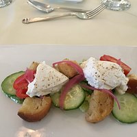 Tomato and Burrata Panzanella