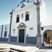 The baroque façade of "Ermida de Santo António do Alto" in Faro.