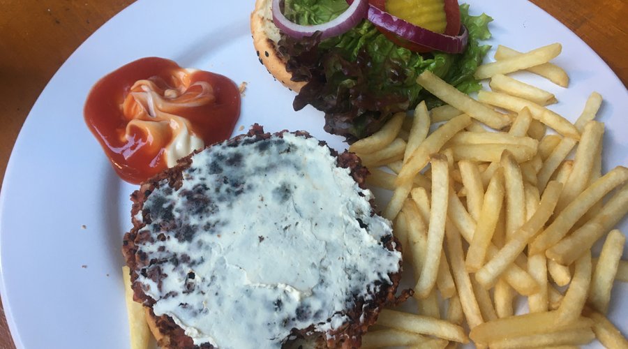 Veggie Burger with Vegan Cheese