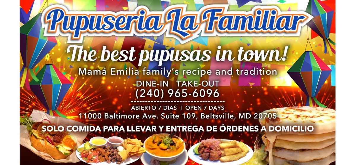 PUPUSERIA LA FAMILIAR, Beltsville - Menu, Prices & Restaurant Reviews