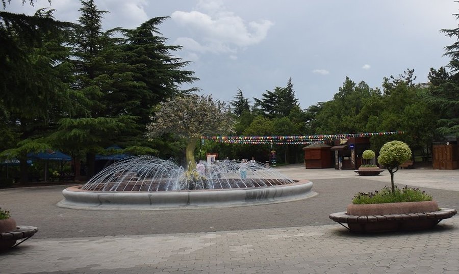 The Fountain with the tree at its center
