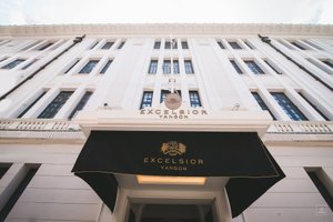 Yangon Excelsior in Yangon (Rangoon), image may contain: City, Office Building, Urban, Awning