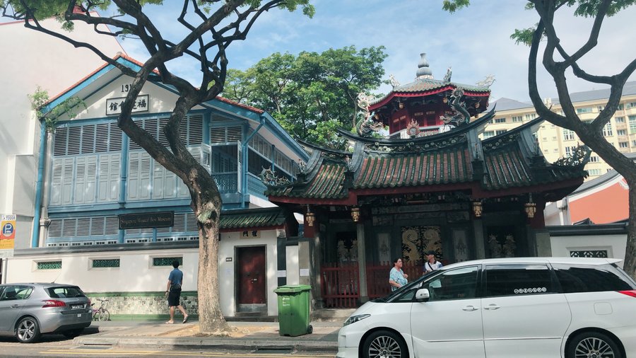シンガポールオルゴール博物館の外観です。